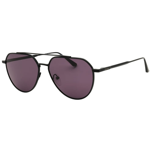 Calvin Klein Ck24100S 002 Matte Black/Dark Grey Sunglasses 57X15X145 One Size