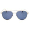 Calvin Klein Ck24100S 045 Silver/Blue Sunglasses 57X15X145 One Size