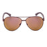 Lacoste L185S 615 Matte Red / Brown Sunglasses One Size