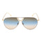 Victoria Beckham Vb208S 041 Silver / Blue Sunglasses Female One Size