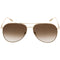 Longchamp LO139S 718 Gold/Brown / Brown Gradient Sunglasses Female One Size