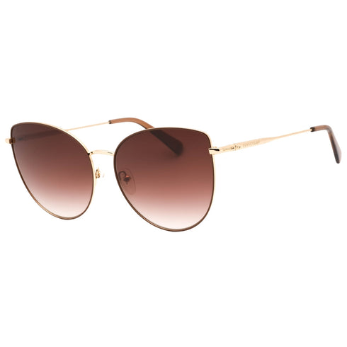 Longchamp LO158S 721 GOLD/BEIGE / Brown Gradient Sunglasses Female One Size