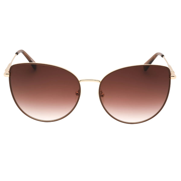 Longchamp LO158S 721 GOLD/BEIGE / Brown Gradient Sunglasses Female One Size