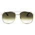 Victoria Beckham Vb233S 714 Gold/Smoke Gradient Sunglasses Female One Size