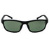 Timberland Tb9237 02R Matte Black / Green Polarized Sunglasses One Size