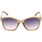 Guess GF6104 57T shiny beige / gradient bordeaux Sunglasses One Size