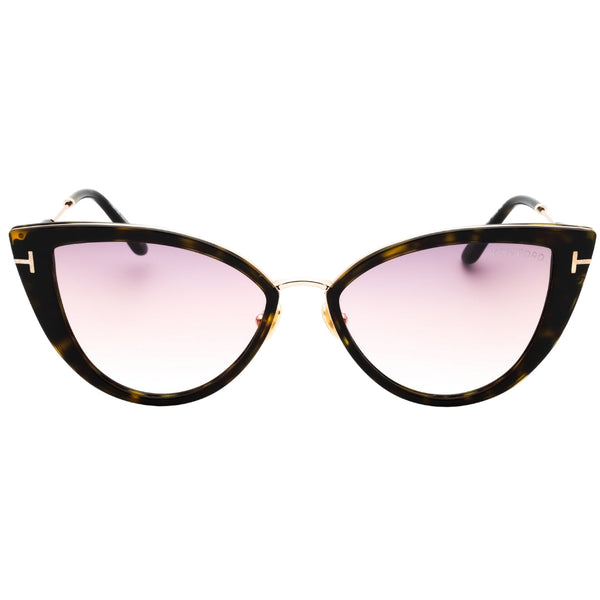Tom Ford Ft0868 52F Dark Havana / Gradient Brown Sunglasses One Size