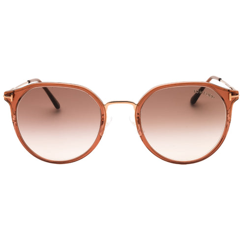 Tom Ford FT0897-K 48F shiny dark brown / gradient brown Sunglasses 55X23X140 One Size