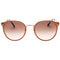Tom Ford FT0897-K 48F shiny dark brown / gradient brown Sunglasses 55X23X140 One Size