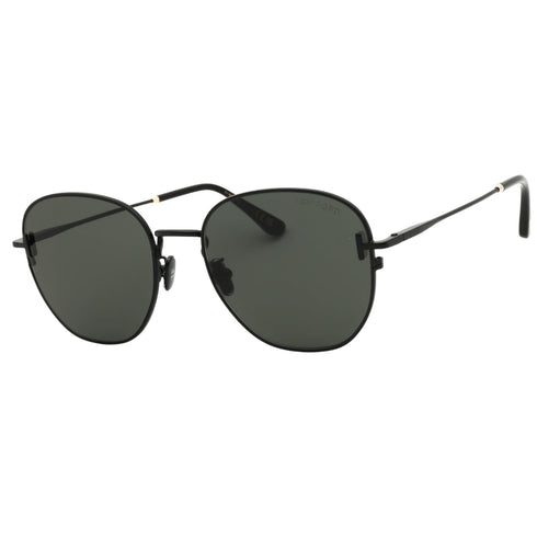 Tom Ford FT0976-K 02A matte black / smoke Sunglasses One Size