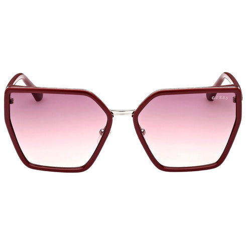Guess Shiny Bourdeaux Frame Gradient Bordeaux Lens Sunglasses GU7871 69Z