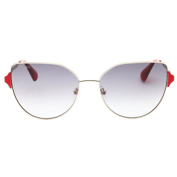 Max & Co Mo0082 32B Gold / Gradient Smoke Sunglasses One Size