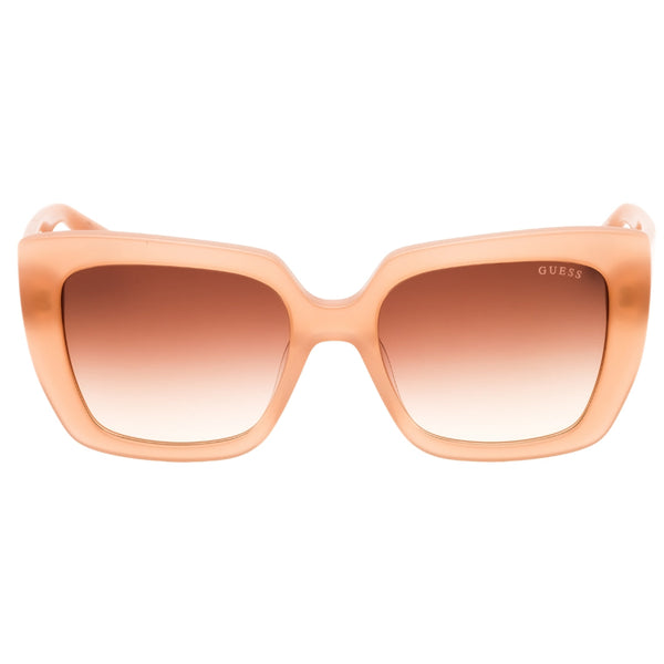 Guess Gu7889 57F Shiny Beige / Gradient Brown Sunglasses One Size