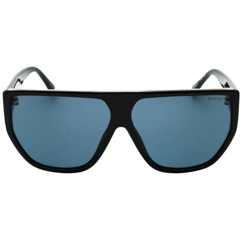 Guess Smoke Lensed Shiny Black Framed Sunglasses GF6179 01A
