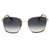 Tom Ford FT1029 Fern 28D shiny rose gold / smoke polarized Sunglasses Female 57X17X140 One Size