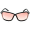Tom Ford FT1069 01Z shiny black /gradient or mirror violet Sunglasses One Size