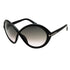 Tom Ford FT1070 01B shiny black /gradient smoke Sunglasses 68X05X125 One Size
