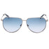 Guess Shiny Gunmetal Grey Gradient Blue Lensed Sunglasses GU00089 08W