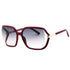 Tom Ford FT1089 75B shiny fuxia / gradient smoke Sunglasses One Size