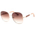 Guess Shiny Rose Gold Metal Frame Gradient Brown Lensed Sunglasses GF6190 28F