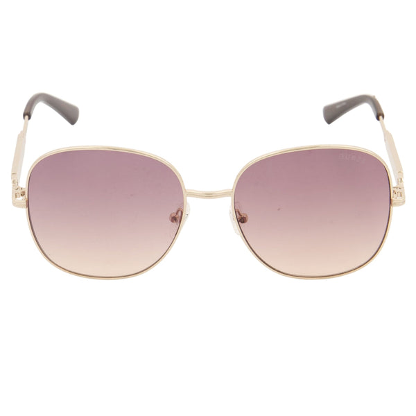 Guess Gold Frame Gradient Bordeaux Lensed Sunglasses GF6190 32T