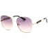 Guess Gold Frame Gradient Bordeaux Lensed Sunglasses GF6190 32T