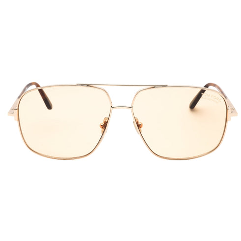 Tom Ford FT1096 Tex 28E shiny rose gold / brown Sunglasses Male 62X13X140 One Size
