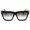 Tom Ford FT1110 01B shiny black / gradient smoke Sunglasses 56X14X140 One Size