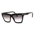 Tom Ford FT1110 01B shiny black / gradient smoke Sunglasses 56X14X140 One Size