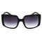 Guess GU00097 01B Shiny Black / Clear Sunglasses Female 53X21X135 One Size