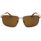 Timberland Tb00010 06H Shiny Dark Nickeltin / Brown Polarized Sunglasses 61X14X135 One Size