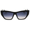 Guess GU00111 01B Shiny Black / Gradient Smoke Sunglasses Female 56X14X130 One Size