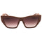 Guess GU00111 58F Matte Beige / Gradient Brown Sunglasses Female 56X14X130 One Size
