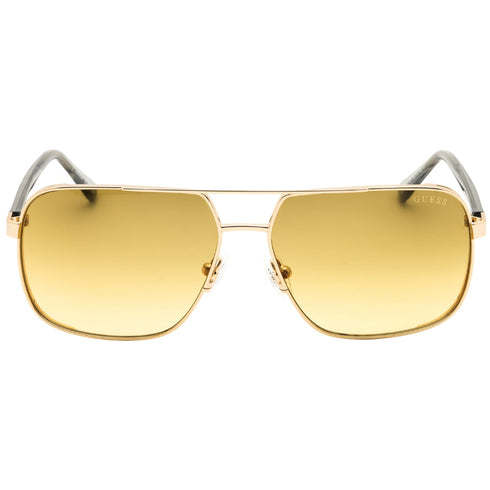 Guess GU00119 32F Shiny Pale Gold / Brown Gradient Sunglasses 58X14X140 One Size