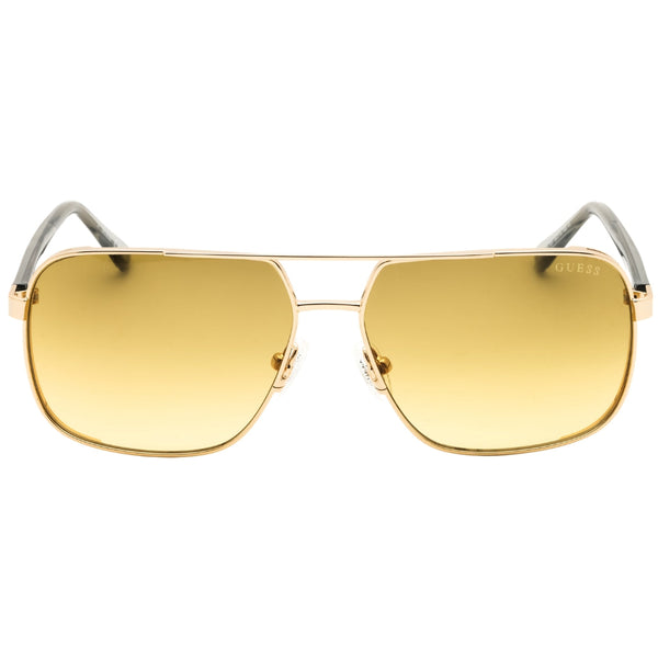 Guess GU00119 32F Shiny Pale Gold / Brown Gradient Sunglasses 58X14X140 One Size