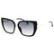 Guess Shiny Black Frame Gradient Smoke Lensed Sunglasses GF6199 01B