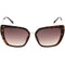 Guess Cat Eyes Brown Gradient Lens Dark Havana Brown Sunglasses GF6199F