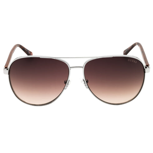 Guess GU00140 08F shiny gunmetal / gradient brown Sunglasses 61X13X140 One Size