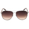 Guess GU00140 08F shiny gunmetal / gradient brown Sunglasses 61X13X140 One Size