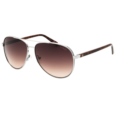 Guess GU00140 08F shiny gunmetal / gradient brown Sunglasses 61X13X140 One Size