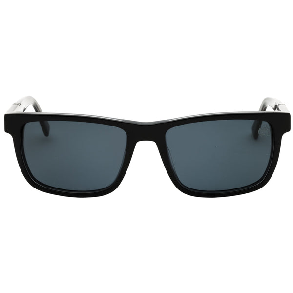 Timberland Tb00020 01D Shiny Black / Smoke Polarized Sunglasses 55X17X140 One Size