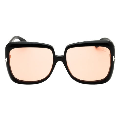 Tom Ford FT1156 Lorelai 01E shiny black / brown Sunglasses Female 59X16X135 One Size