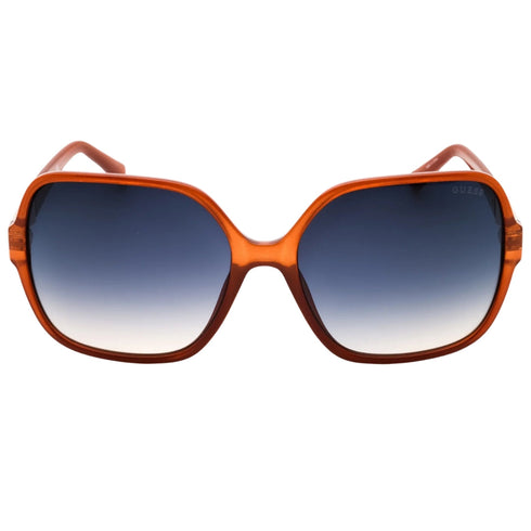 Guess Gradient Blue Lens Light Brown Sunglasses GF00017 47W