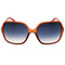 Guess Gradient Blue Lens Light Brown Sunglasses GF00017 47W