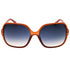 Guess Gradient Blue Lens Light Brown Sunglasses GF00017 47W