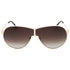 Tom Ford FT1174 Gaia 28K shiny rose gold / gradient roviex Sunglasses Female 71X2X140 One Size