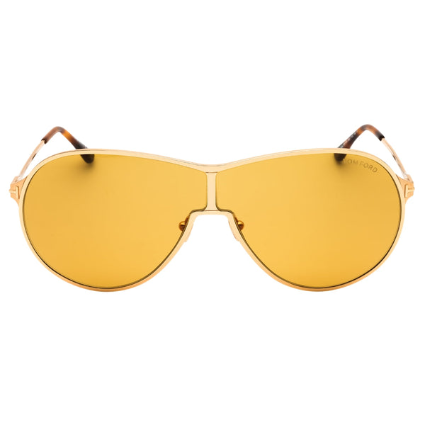 Tom Ford FT1174 Gaia 30E shiny deep gold / brown Sunglasses Female 71X2X140 One Size