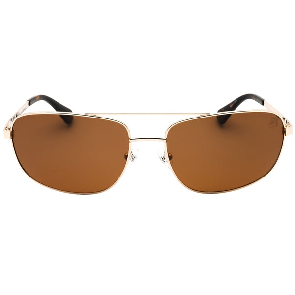 Timberland Tb00045 32H Gold / Brown Polarized Sunglasses 66X18X150 One Size
