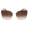 Guess GU00192 28F shiny rose gold / gradient brown Sunglasses Female 59X16X140 One Size