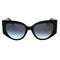 Guess GU00202 01B shiny black / gradient smoke Sunglasses Female 54X19X135 One Size